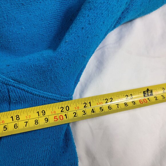 Adidas Adults Medium Blue Track Sweater Casual Outdoors Athletic Long Sleeve - Picture 9 of 11